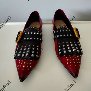 Prada studded loafers